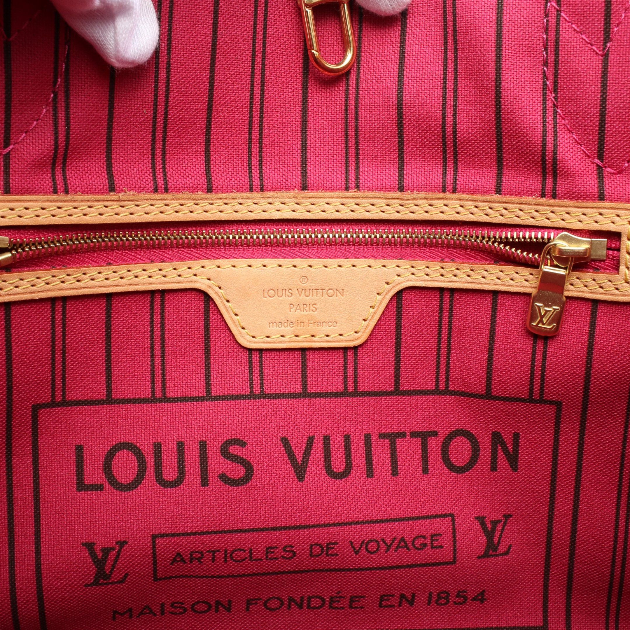 Louis Vuitton Louis Vuitton Neverfull Pm Monogram Pivoine Handbag Tote Bag Leather Brown Size ONE SIZE - 4 Thumbnail