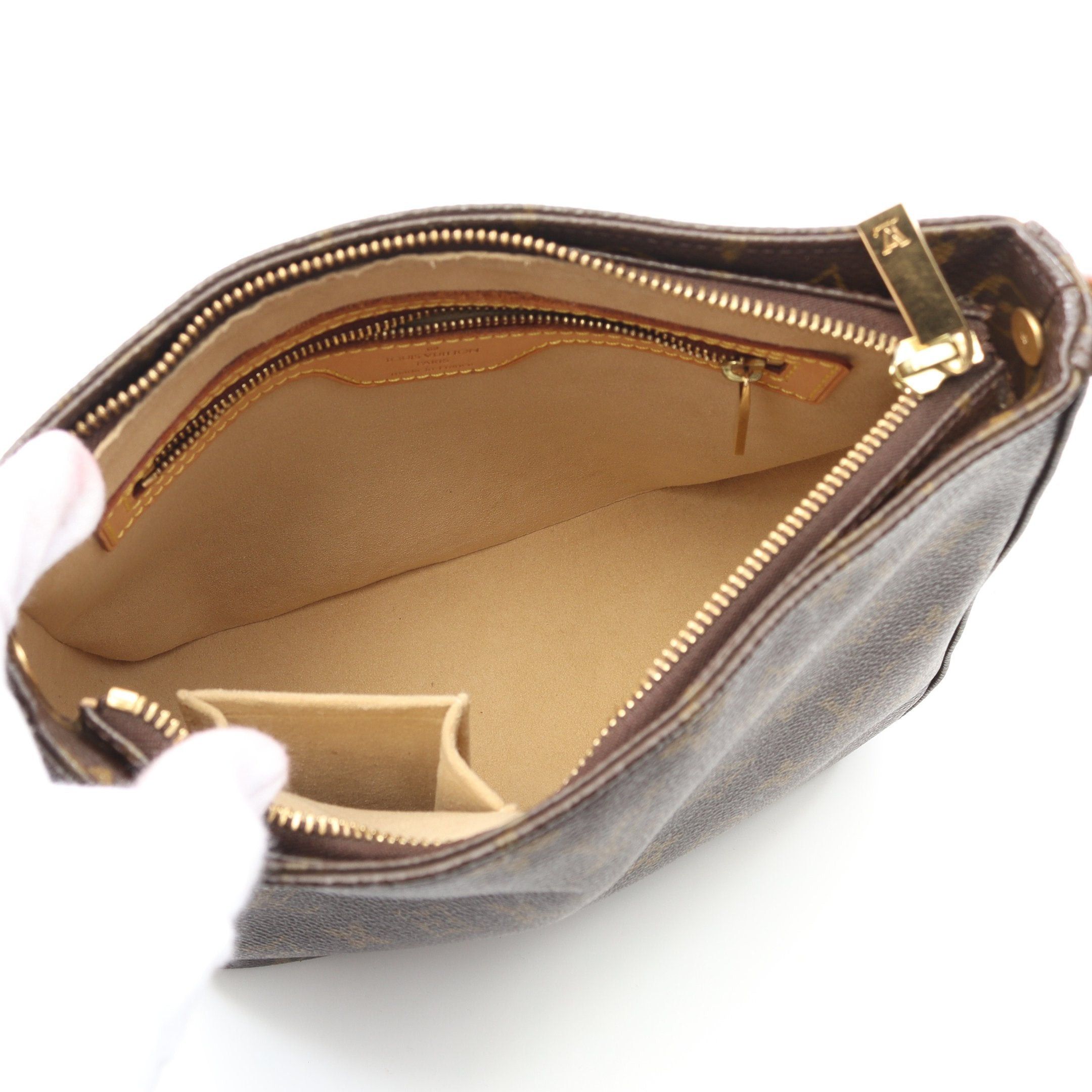 Louis Vuitton Louis Vuitton Looping Mm Monogram Shoulder Bag Leather Brown Size ONE SIZE - 3 Thumbnail