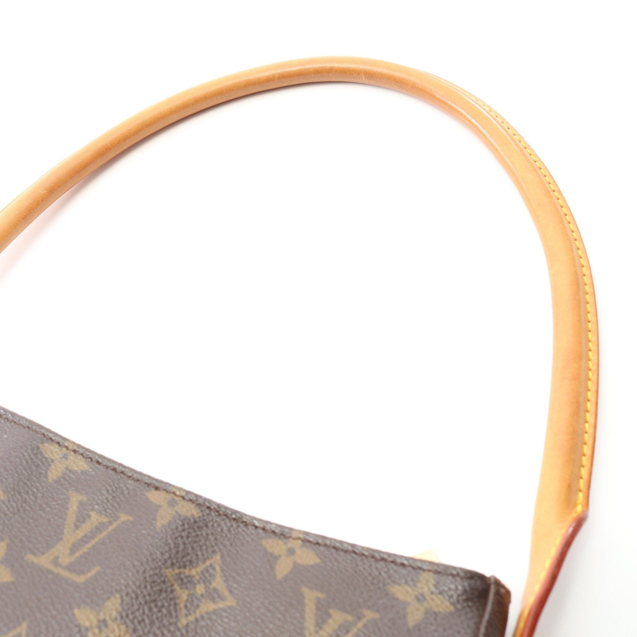 Louis Vuitton Louis Vuitton Looping Mm Monogram Shoulder Bag Leather Brown Size ONE SIZE - 6 Thumbnail