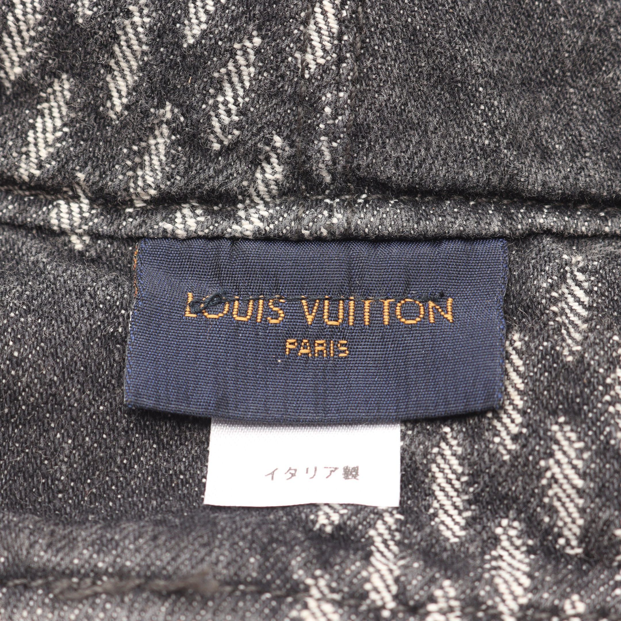 Louis Vuitton Louis Vuitton Bonnet Damier Giant Hat Cotton Black Size ONE SIZE - 4 Thumbnail