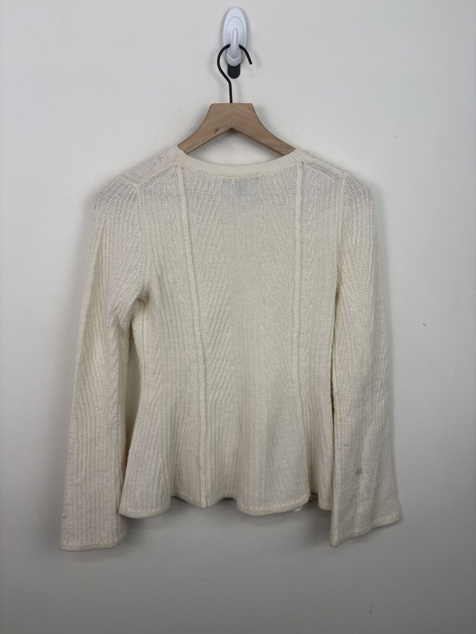 Other Vintage Knit Fleece Ann Taylor Crewneck Cardigan Size US XS / EU 42 / 0 - 3 Thumbnail