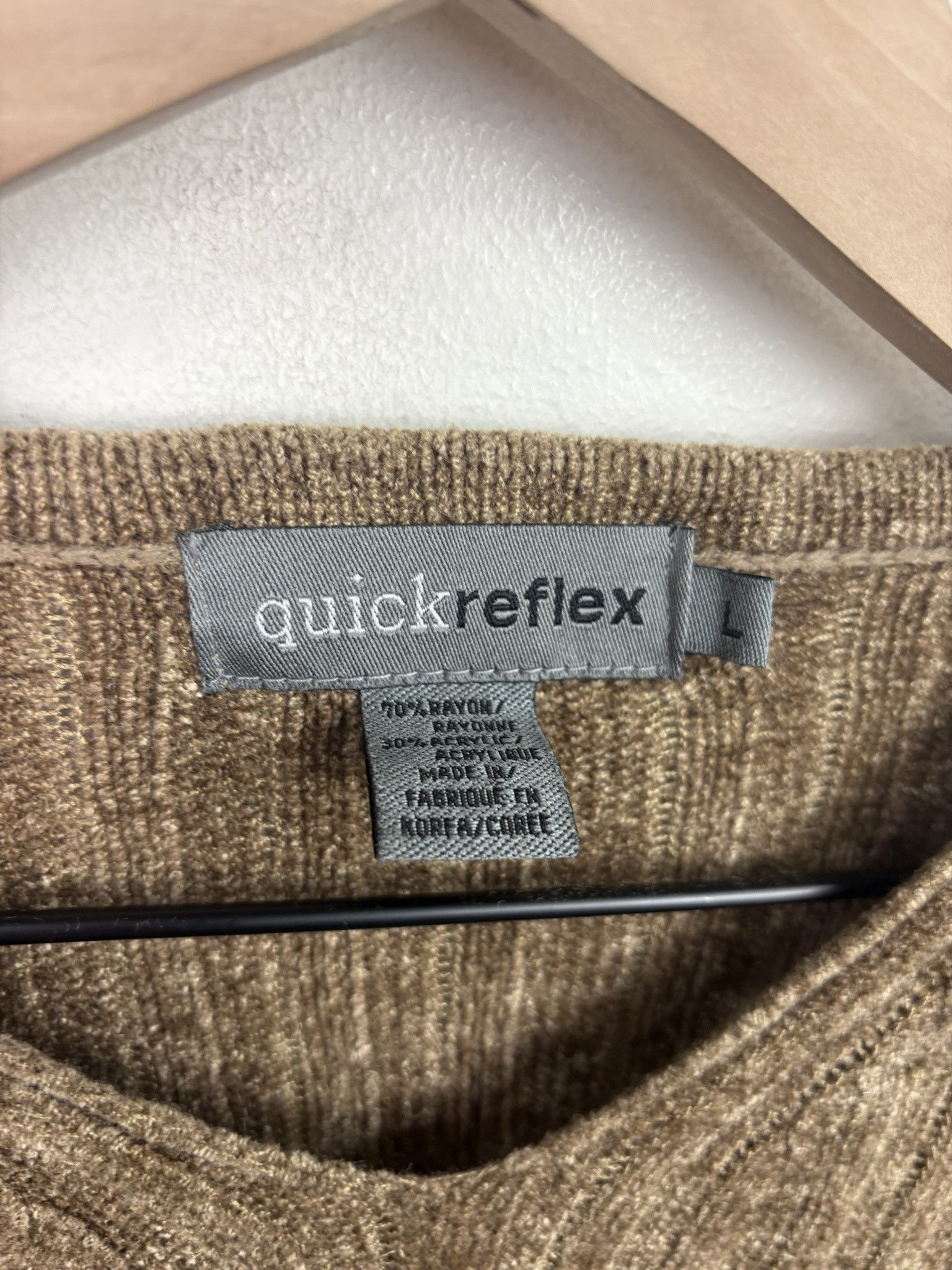 Other Vintage Knit Fleece Quick Reflex V Neck Cardigan Size US L / EU 52-54 / 3 - 2 Thumbnail