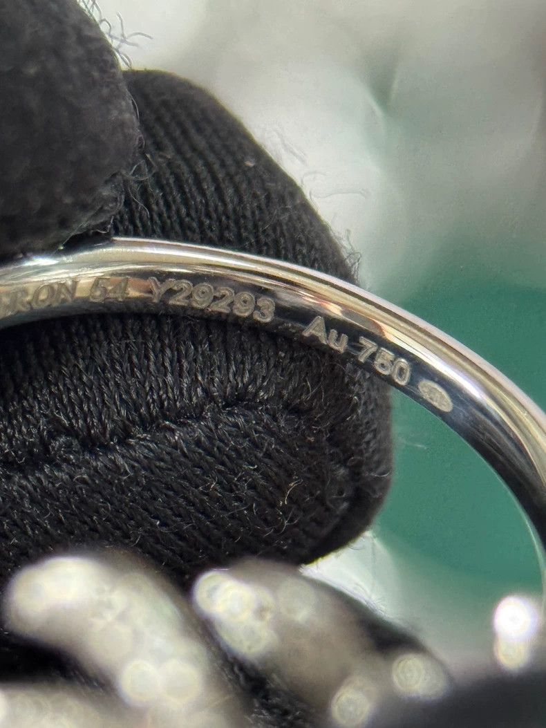 Cartier Boucheron Feather Diamond Ring Size 54 Size ONE SIZE - 5 Thumbnail