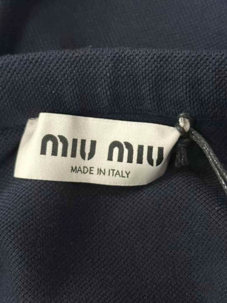 Miu Miu Miu Miu Knitted Drawstring Midi Skirt Size 23" - 6 Thumbnail