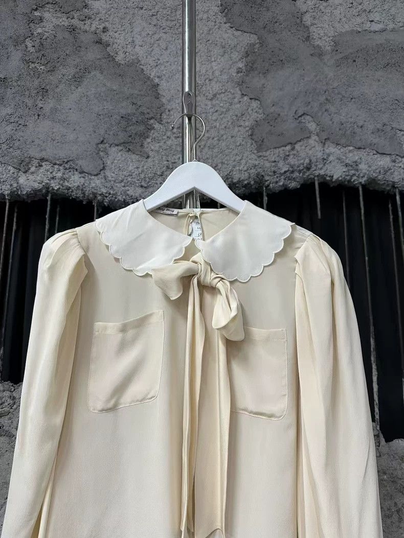 Miu Miu Miu Miu Doll Collar Blouse Size S / US 4 / IT 40 - 3 Thumbnail