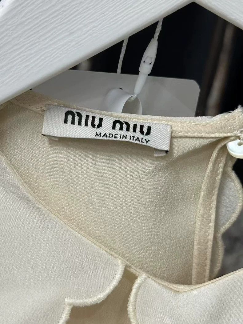Miu Miu Miu Miu Doll Collar Blouse Size S / US 4 / IT 40 - 7 Thumbnail