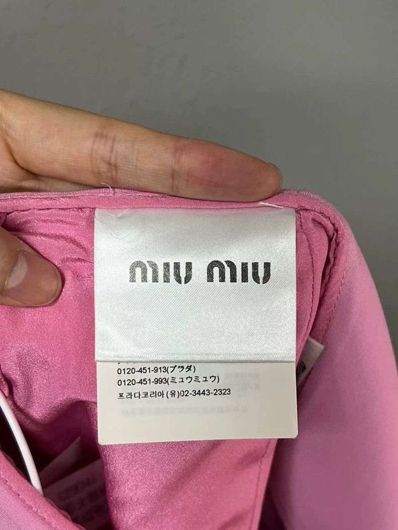 Miu Miu Miumiu Pink Short Skirt Size 38 Size 38" / US 16 / IT 52 - 3 Thumbnail