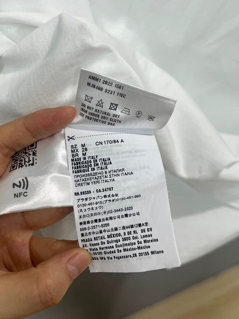 Miumiu Sailor Collar Short Sleeve Shirt