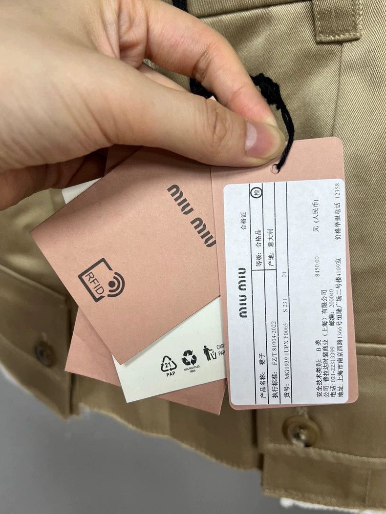 Miu Miu Miumiu Khaki Pocket Work Pants Size 36" / US 14 / IT 50 - 5 Thumbnail
