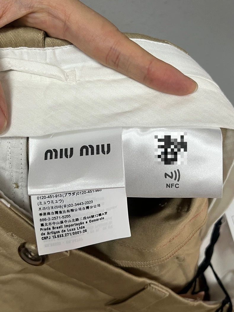 Miu Miu Miumiu Khaki Pocket Work Pants Size 36" / US 14 / IT 50 - 6 Thumbnail