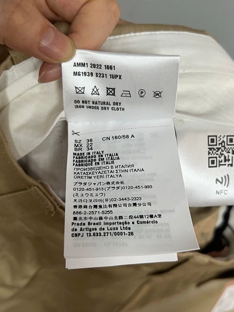 Miu Miu Miumiu Khaki Pocket Work Pants Size 36" / US 14 / IT 50 - 7 Thumbnail