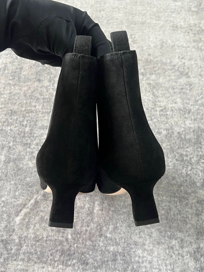 Roger Vivier Roger Vivier Black Short Boots with Buckle Size US 6 / IT 36 - 5 Thumbnail