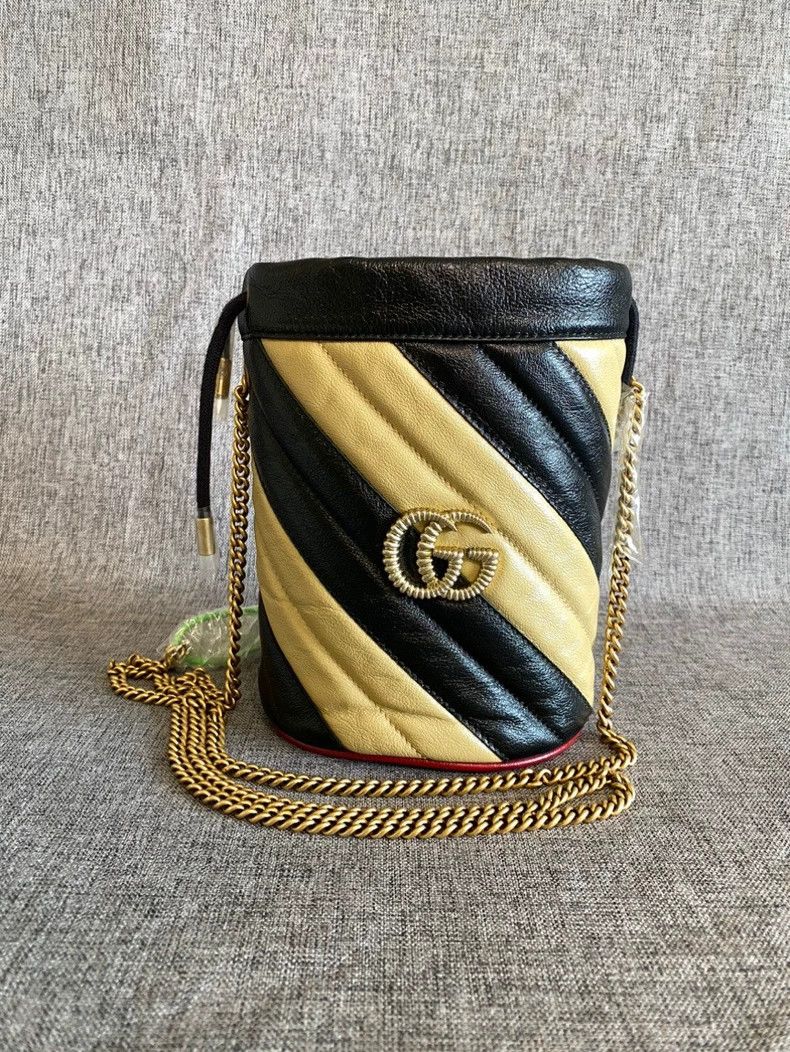 Gucci Gucci GG Marmont Colored Mini Bucket Bag Size ONE SIZE - 2 Thumbnail