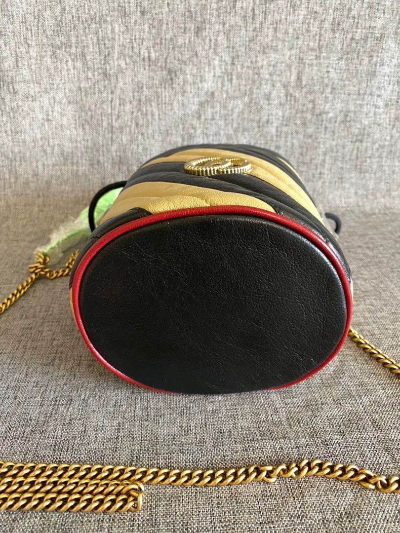 Gucci Gucci GG Marmont Colored Mini Bucket Bag Size ONE SIZE - 6 Thumbnail