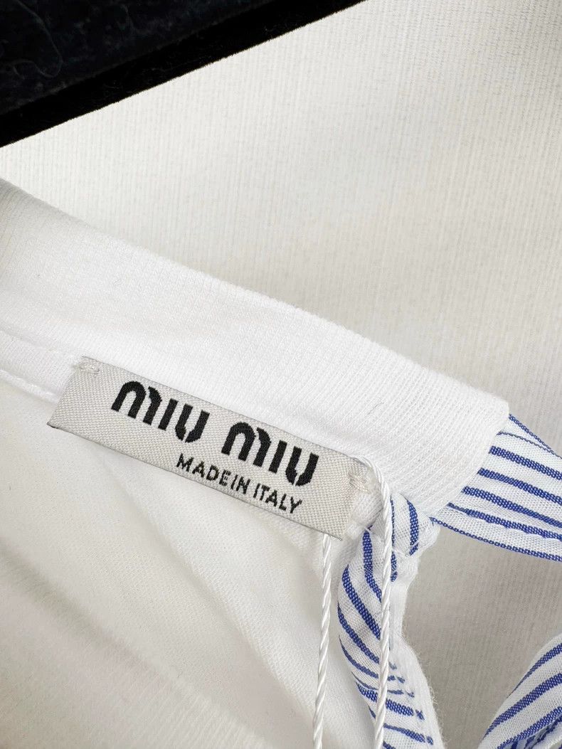 Prada Miumiu Long Sleeve Shirt Size S Size S / US 4 / IT 40 - 2 Thumbnail
