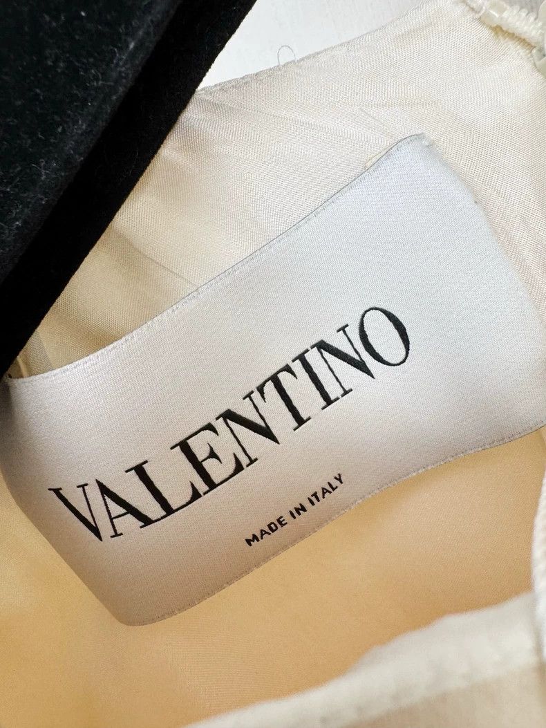 Valentino Valentino Wool Silk Dress with Colorful Design Size L / US 10 / IT 46 - 2 Thumbnail