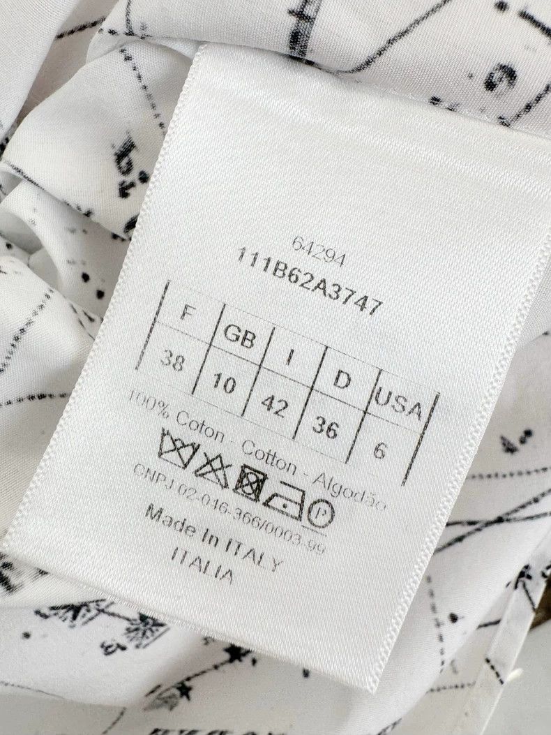 Dior Dior Constellation Series Short Sleeve Shirt Size M / US 6-8 / IT 42-44 - 4 Thumbnail