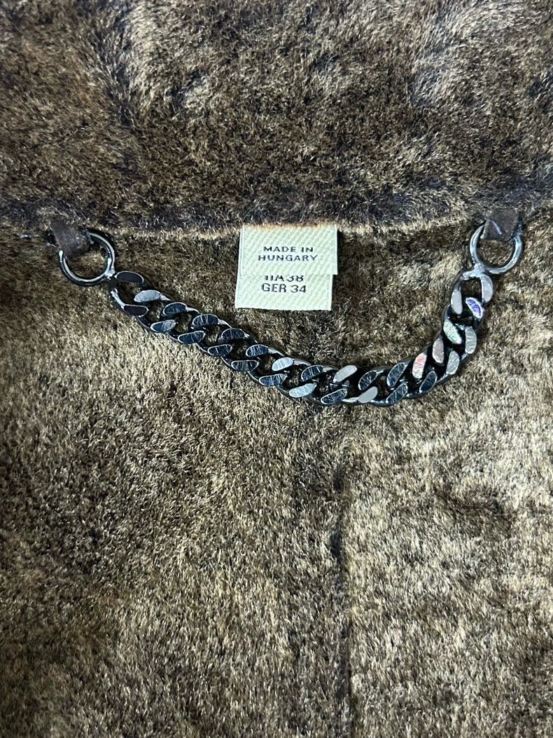 Burberry Classic Brown Shearling Coat with Toggle Closure Size S / US 4 / IT 40 - 3 Thumbnail