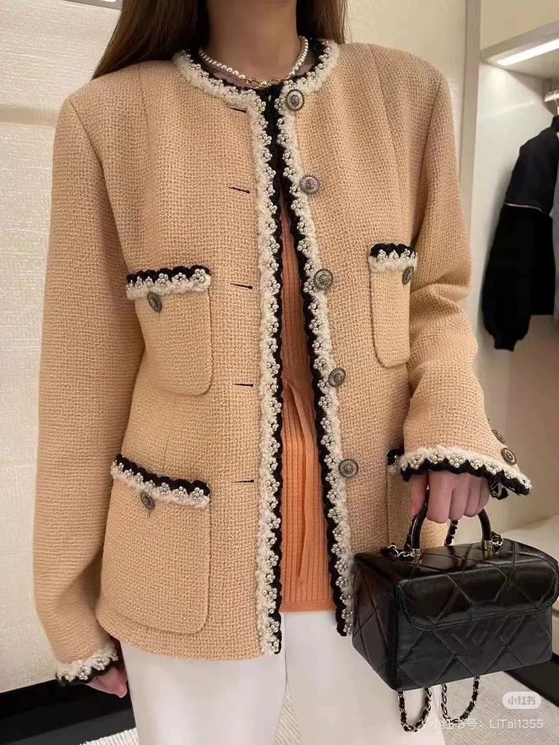 Chanel Chanel Pearl Flower Trim Four-Pocket Jacket Size XS / US 0-2 / IT 36-38 - 7 Thumbnail