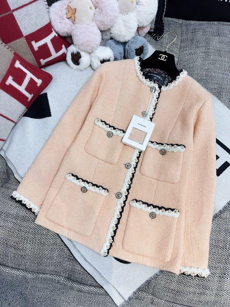 Chanel Chanel Pearl Flower Trim Four-Pocket Jacket Size XS / US 0-2 / IT 36-38 - 5 Thumbnail
