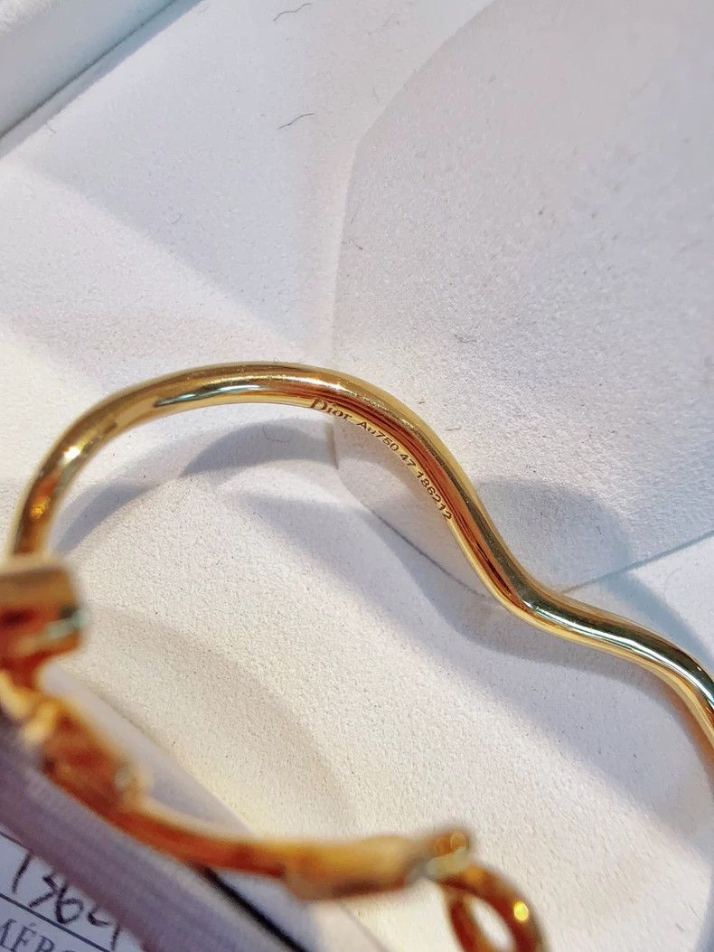 Dior Dior Oui Series Gold Diamond Ring Size ONE SIZE - 5 Thumbnail