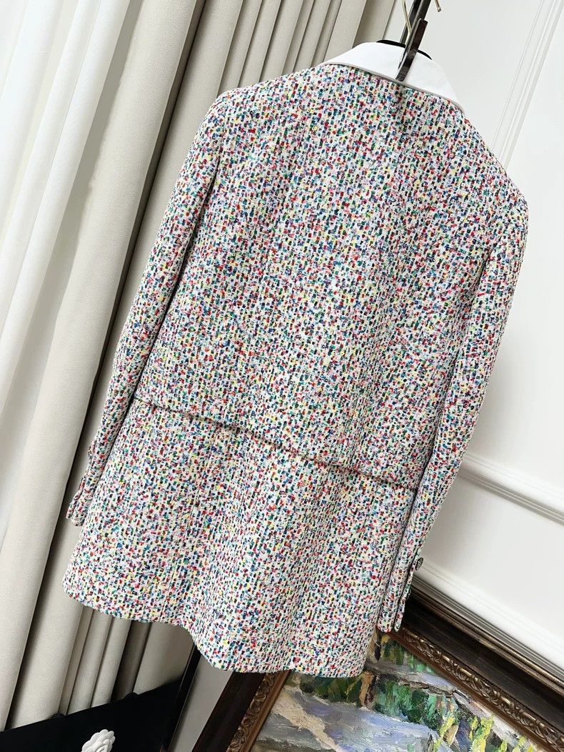 Chanel Chanel Colorful Tweed Two-Piece Shirt Jacket Size S / US 4 / IT 40 - 2 Thumbnail
