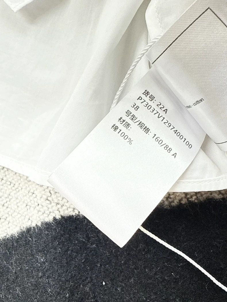 Chanel Chanel White Long Sleeve Ruffled Shirt Size M / US 6-8 / IT 42-44 - 7 Thumbnail