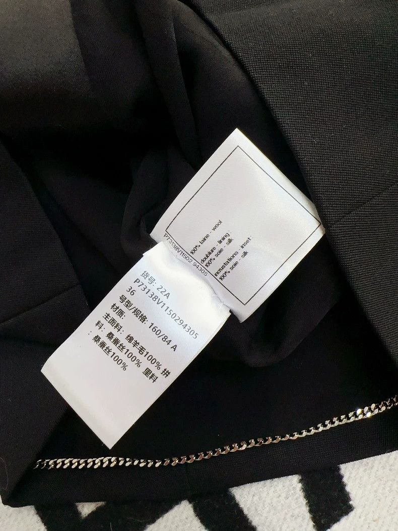 Chanel Chanel Black U-Neck Blazer Jacket Size 36 Size S / US 4 / IT 40 - 7 Thumbnail
