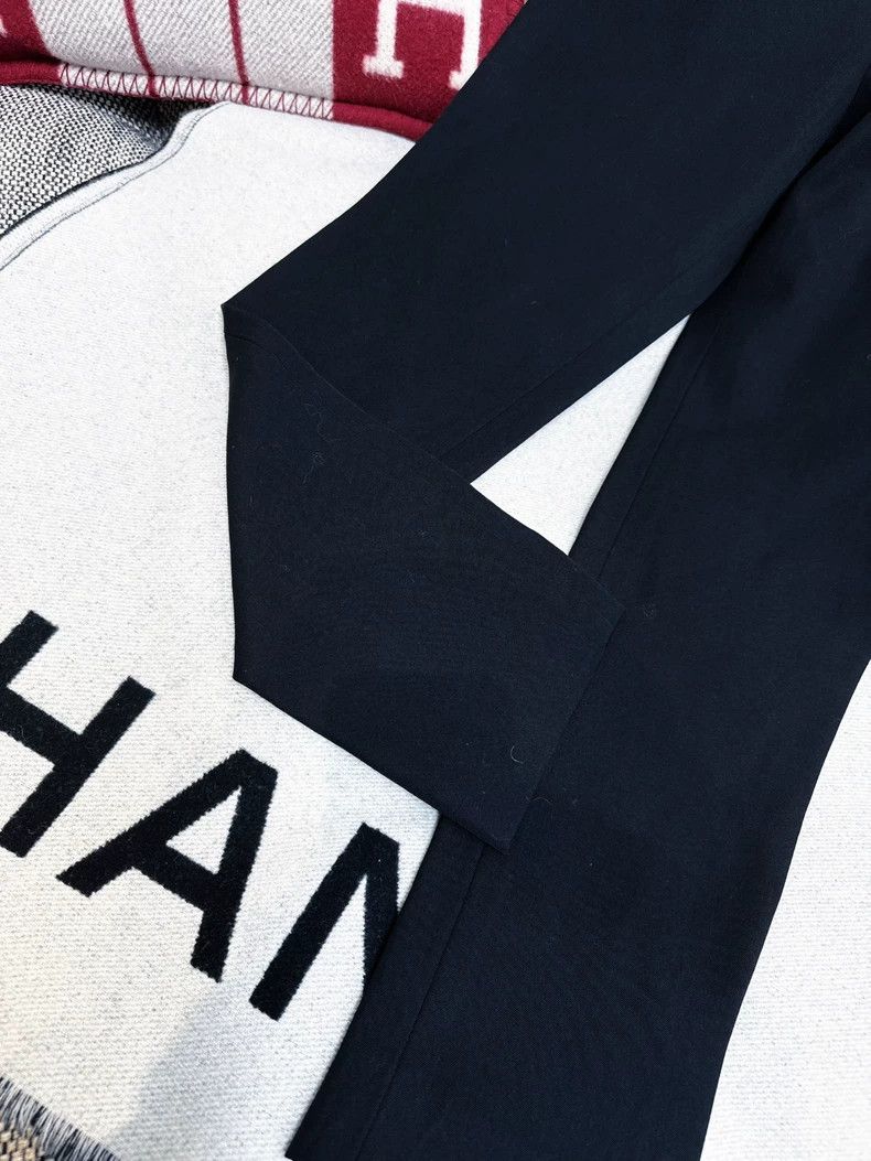 Chanel Chanel Black Casual Trousers Size 38 Size 38" / US 16 / IT 52 - 3 Thumbnail