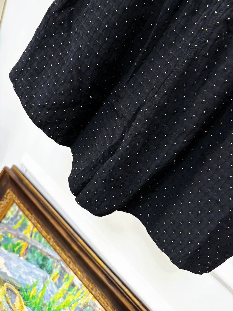 Louis Vuitton Louis Vuitton Black Polka Dot Shorts S Size Size 23" - 3 Thumbnail