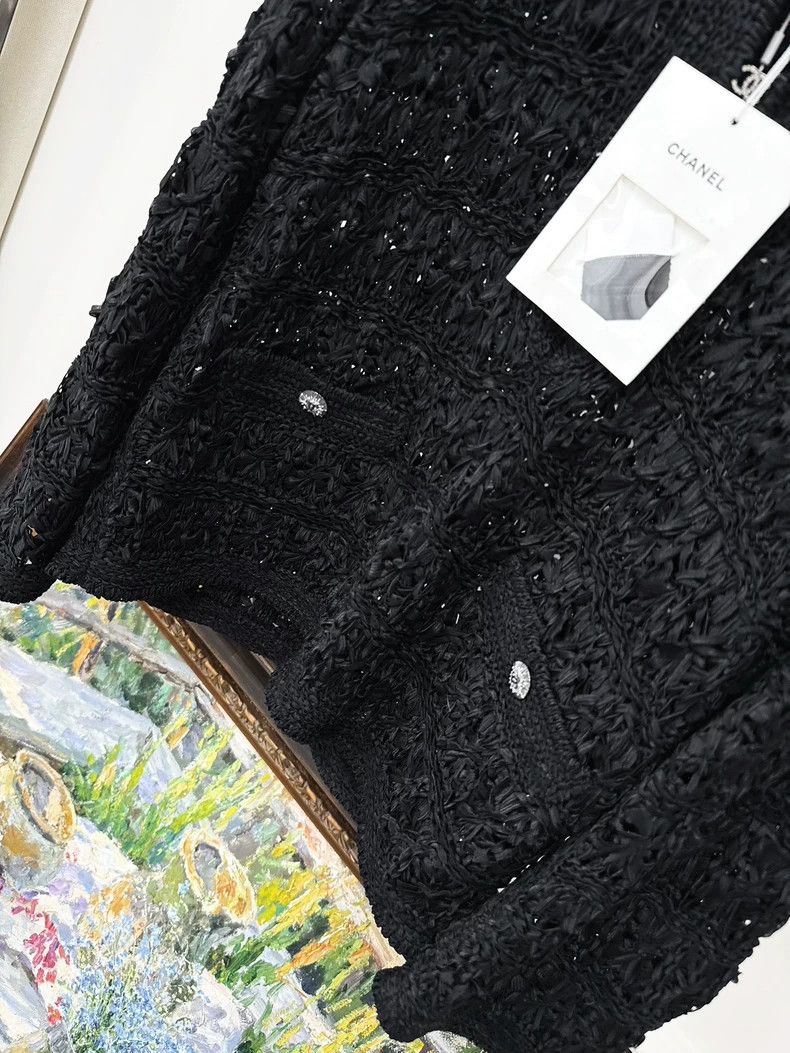 Chanel Chanel Black Hooded Silk Overlay Top Size S / US 4 / IT 40 - 4 Thumbnail