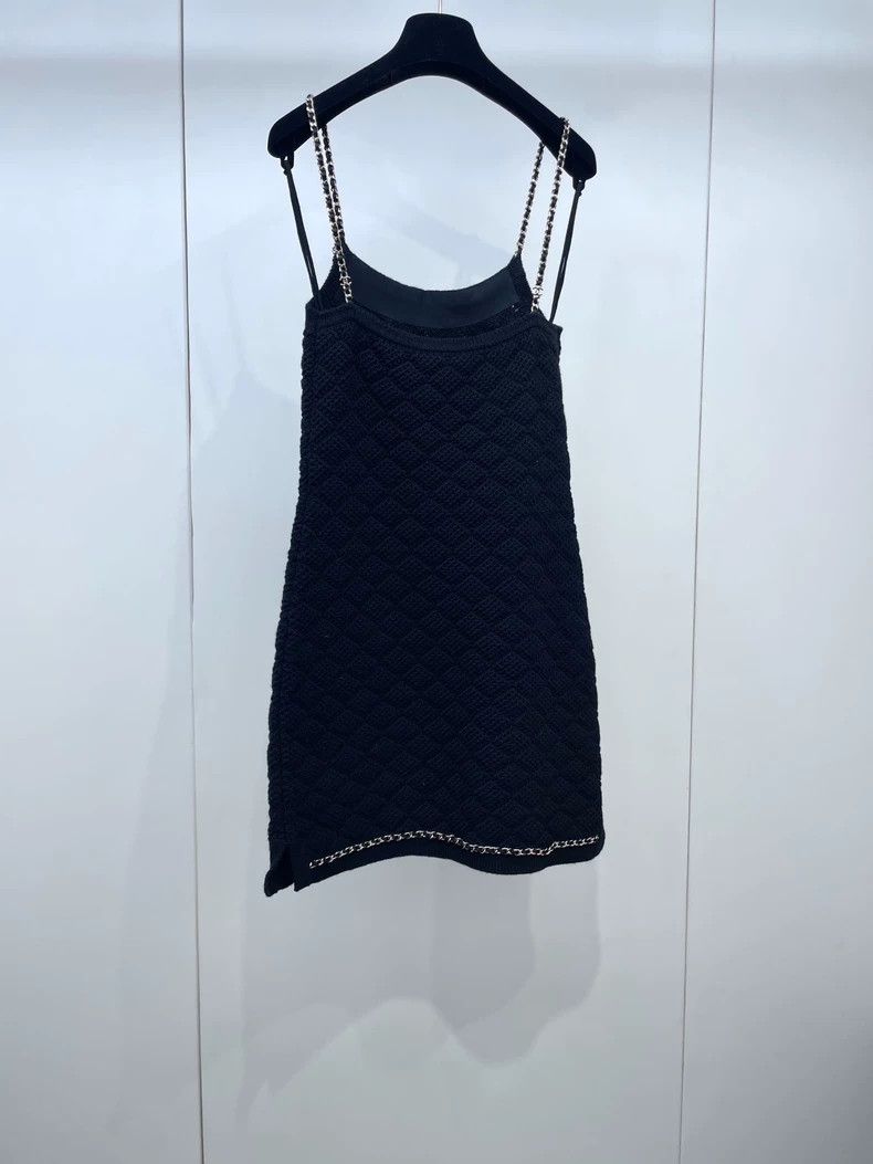 Chanel Chanel Black Knit Camisole Dress Size XS / US 0-2 / IT 36-38 - 2 Thumbnail