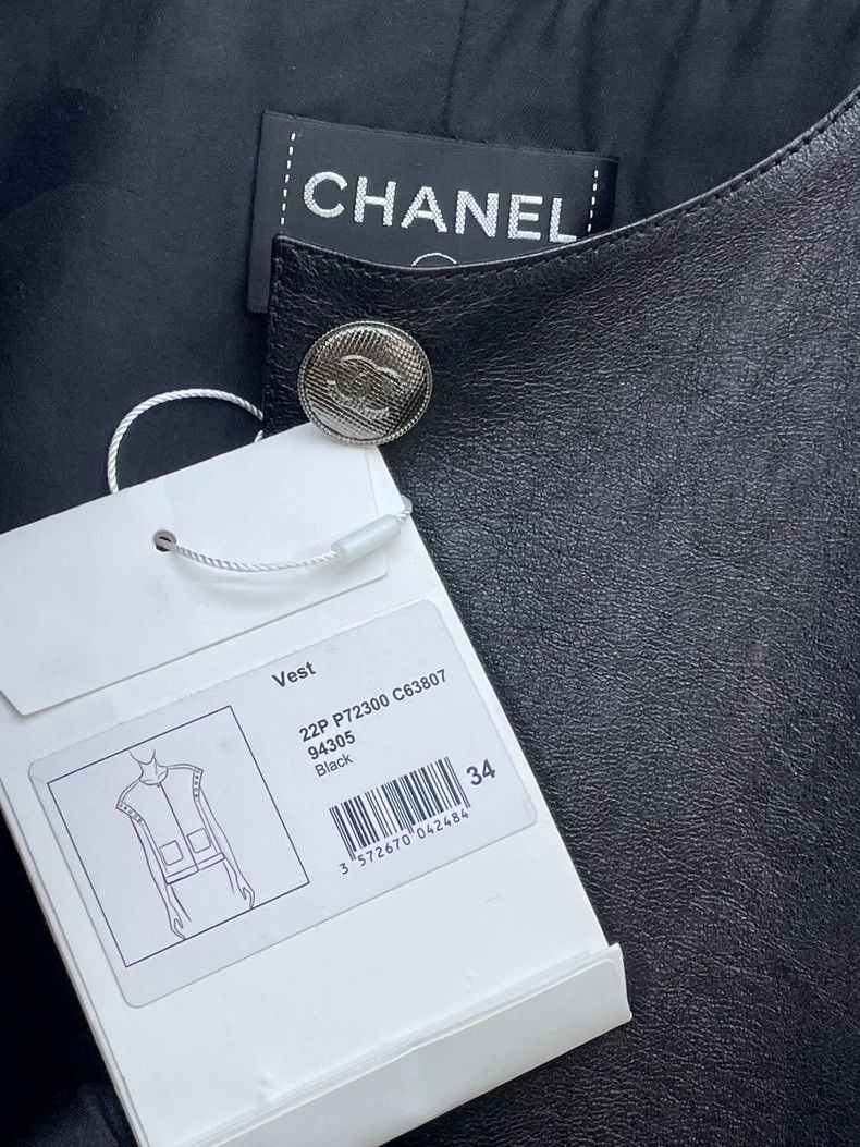 Chanel Chanel Leather Vest with Classic Elements Size XS / US 0-2 / IT 36-38 - 6 Thumbnail