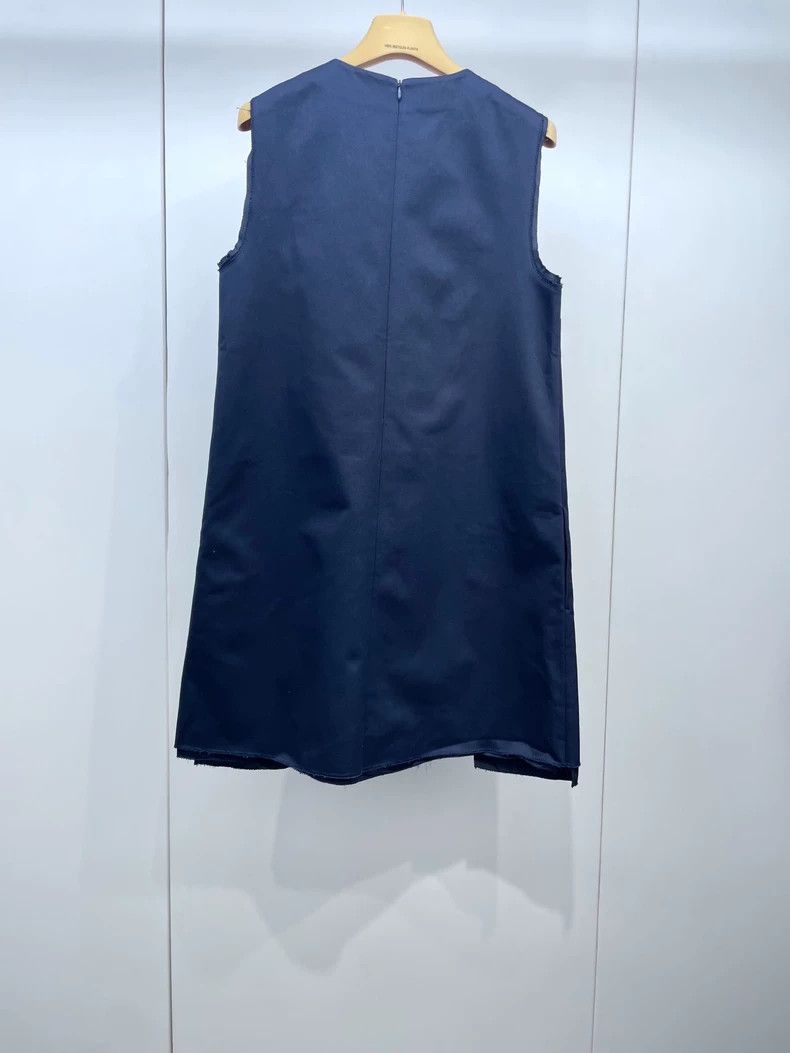 Miu Miu Miu Miu Dark Blue Logo Dress Size M / US 6-8 / IT 42-44 - 2 Thumbnail
