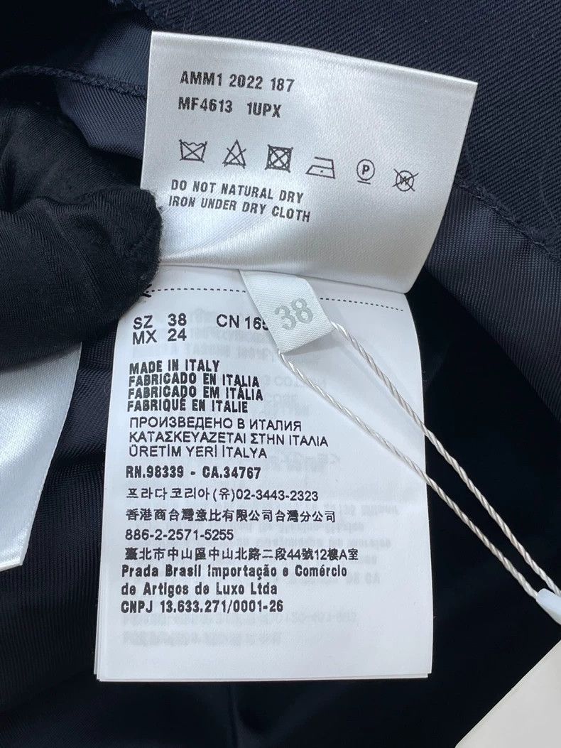 Miu Miu Miu Miu Dark Blue Logo Dress Size M / US 6-8 / IT 42-44 - 4 Thumbnail