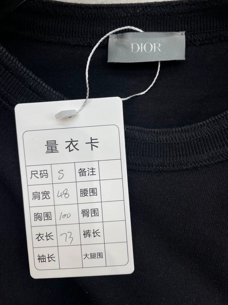 Dior Dior x sacai Short Sleeve Black Top Size S / US 4 / IT 40 - 5 Thumbnail