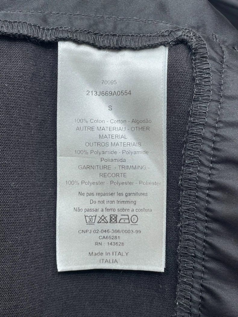 Dior Dior x sacai Short Sleeve Black Top Size S / US 4 / IT 40 - 4 Thumbnail