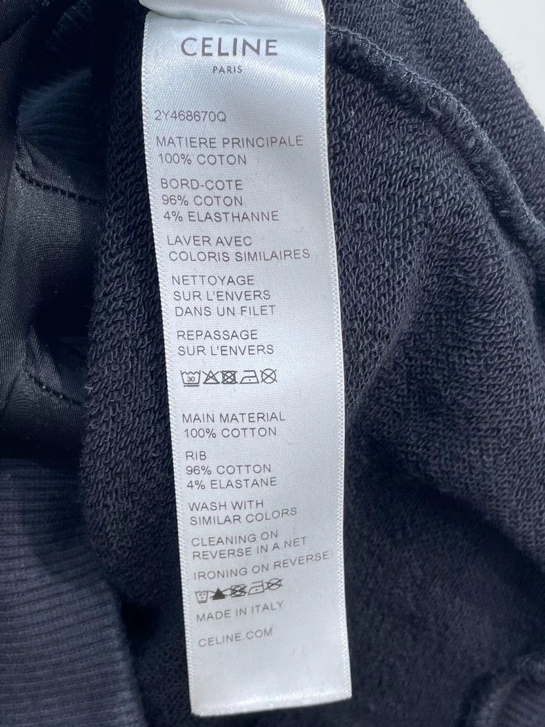 Celine Celine Classic Hoodie with Drawstring Size M / US 6-8 / IT 42-44 - 7 Thumbnail