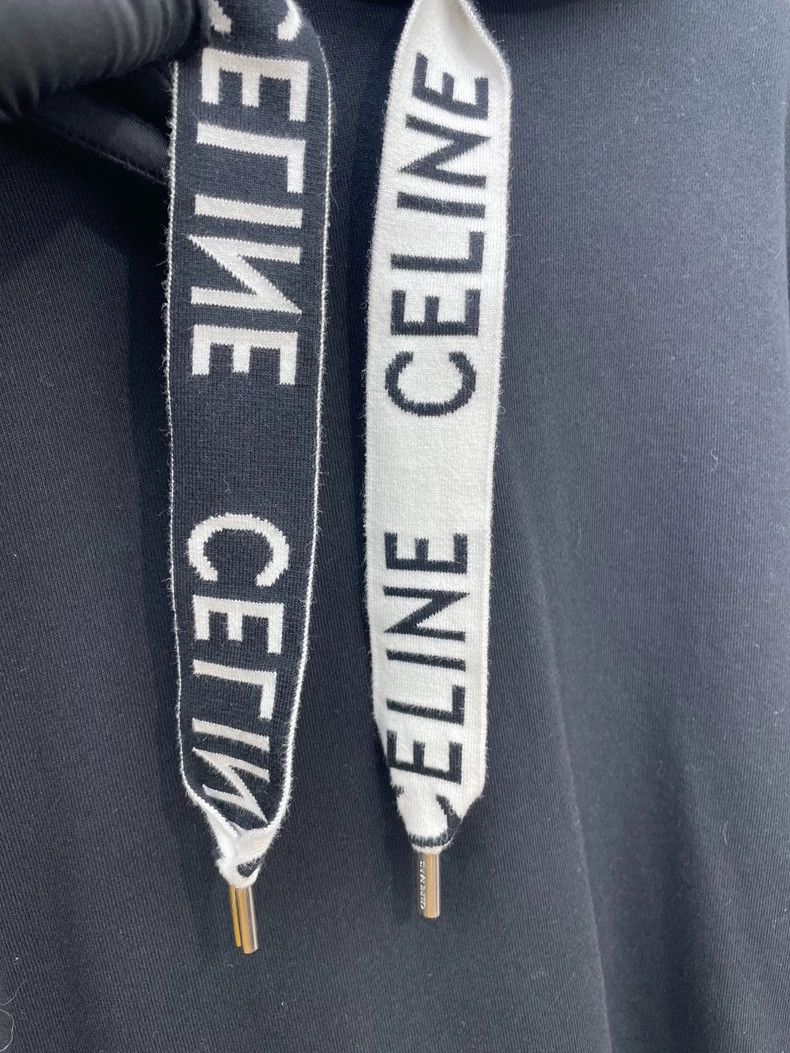 Celine Celine Classic Hoodie with Drawstring Size M / US 6-8 / IT 42-44 - 4 Thumbnail