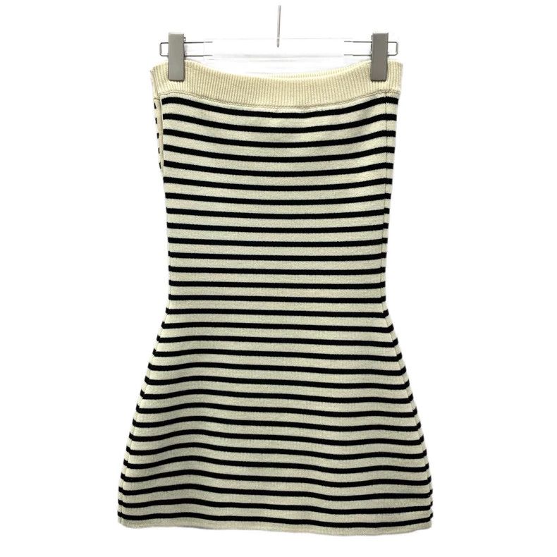 Celine Celine Striped Knit Strapless Dress with Buttons Size S / US 4 / IT 40 - 2 Thumbnail
