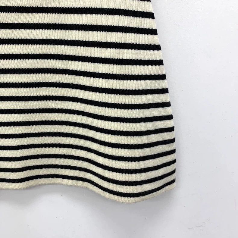 Celine Celine Striped Knit Strapless Dress with Buttons Size S / US 4 / IT 40 - 4 Thumbnail