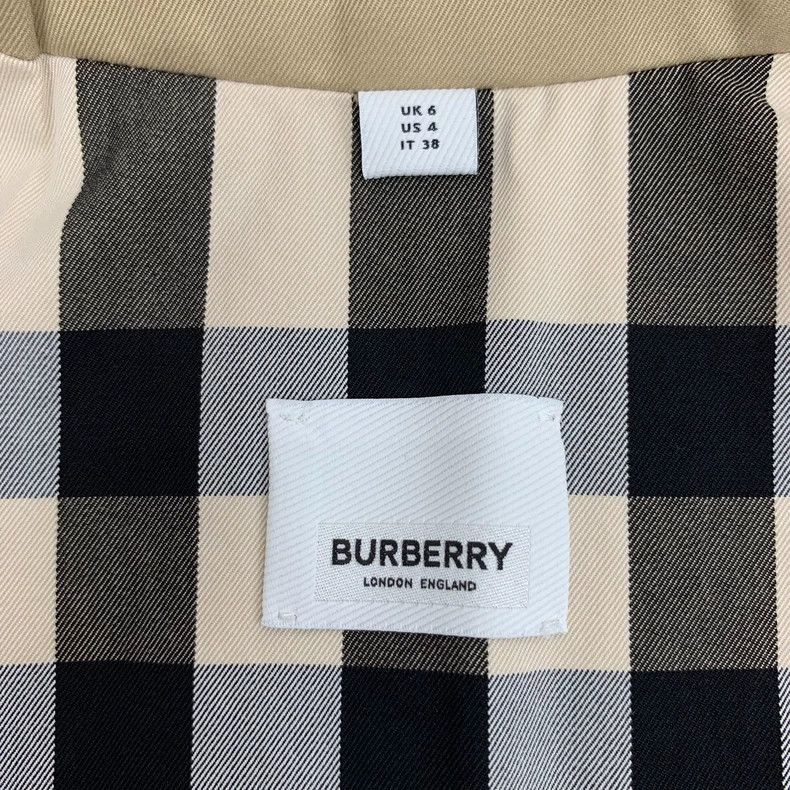 Burberry Burberry Brown Cotton Long Sleeve Trench Coat Size S / US 4 / IT 40 - 5 Thumbnail