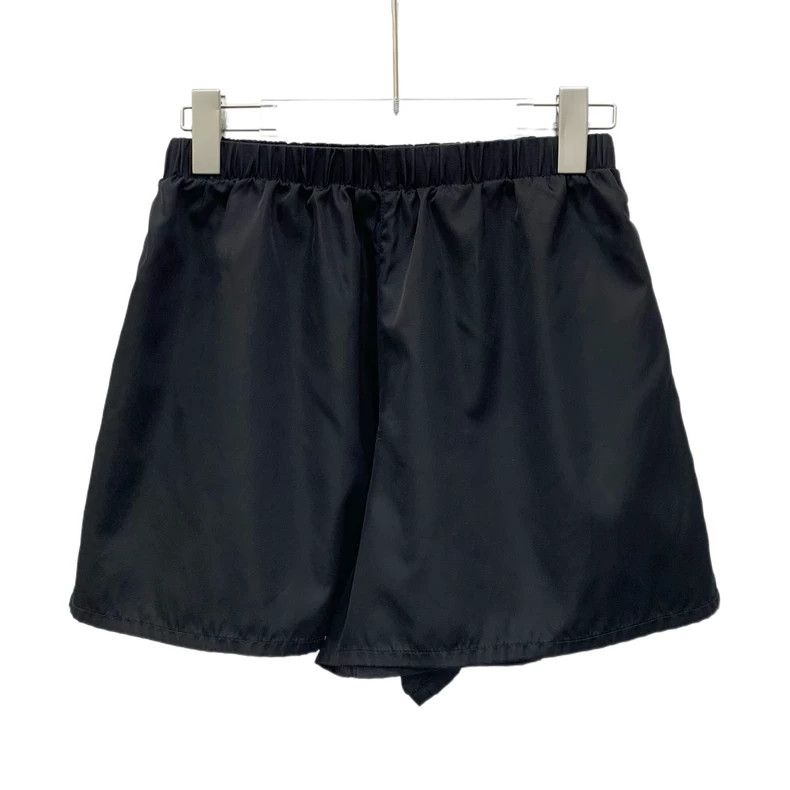 Prada Prada Black Elastic Waist Casual Shorts Size 40" / US 18 - 2 Thumbnail