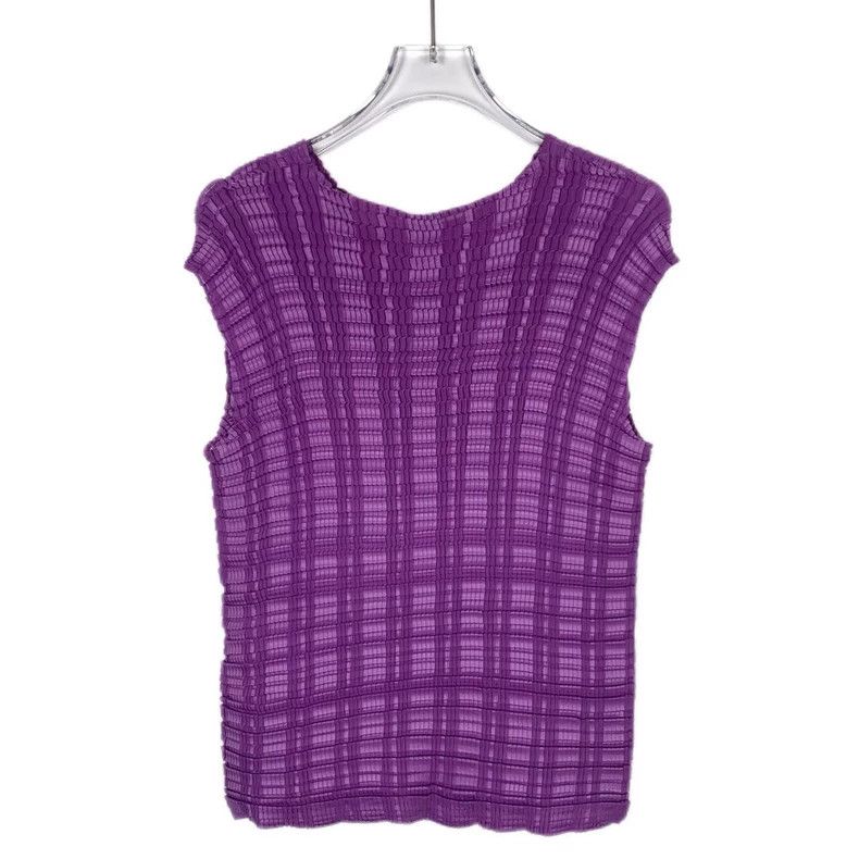 Issey Miyake Issey Miyake Purple Pleated Top Size 2 Size S / US 4 / IT 40 - 2 Thumbnail