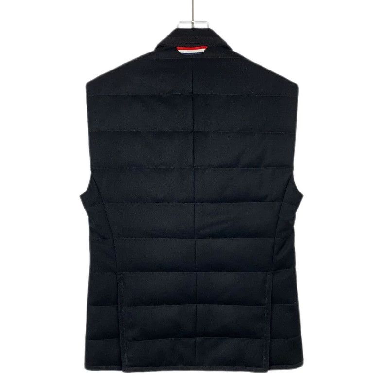 Moncler Moncler Black Quilted Vest with Collar Size XS / US 0-2 / IT 36-38 - 2 Thumbnail