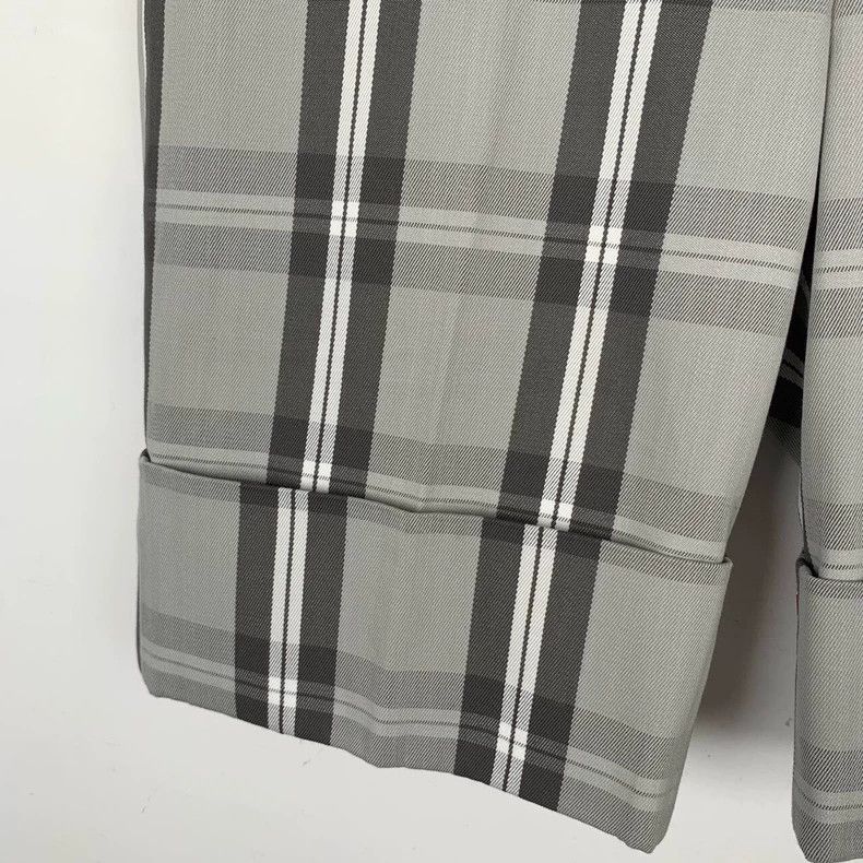 Thom Browne Thom Browne Gray Plaid Cotton Shorts Size 22" - 4 Thumbnail