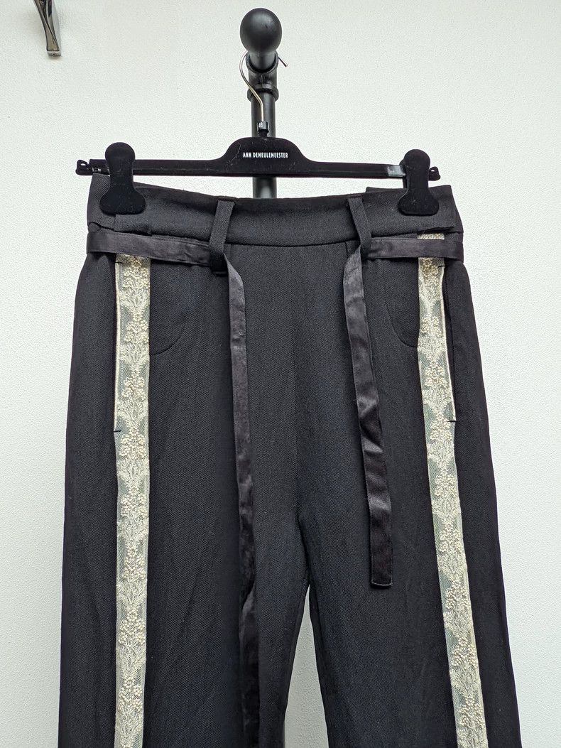 Ann Demeulemeester Ann Demeulemeester Women's Wide Leg Trousers Size 27" / US 4 / IT 40 - 4 Thumbnail