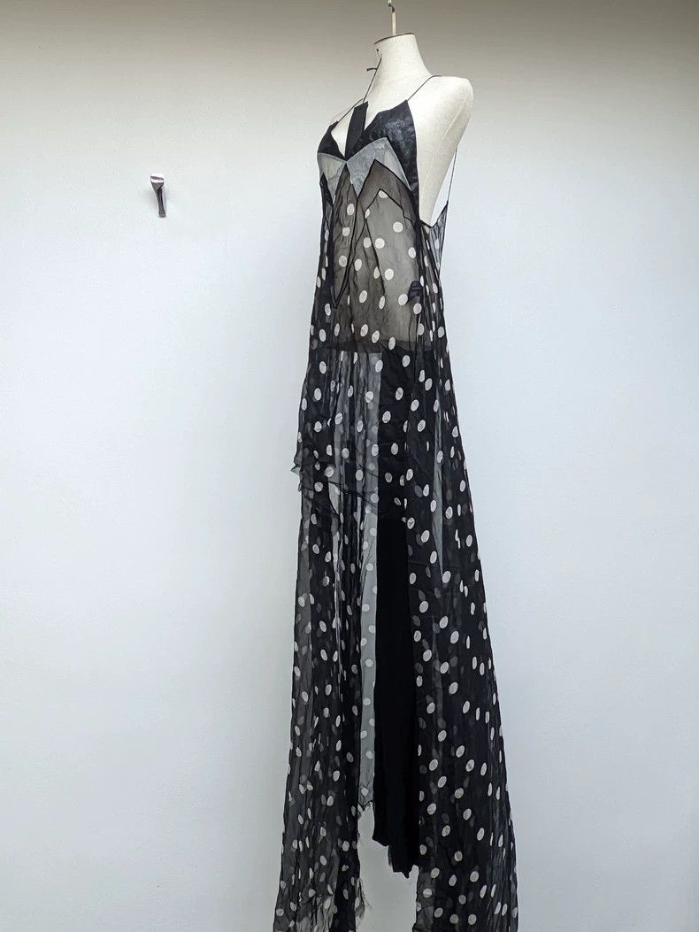 Haider Ackermann Haider Ackermann Women's Long Silk Dress Size ONE SIZE - 4 Thumbnail