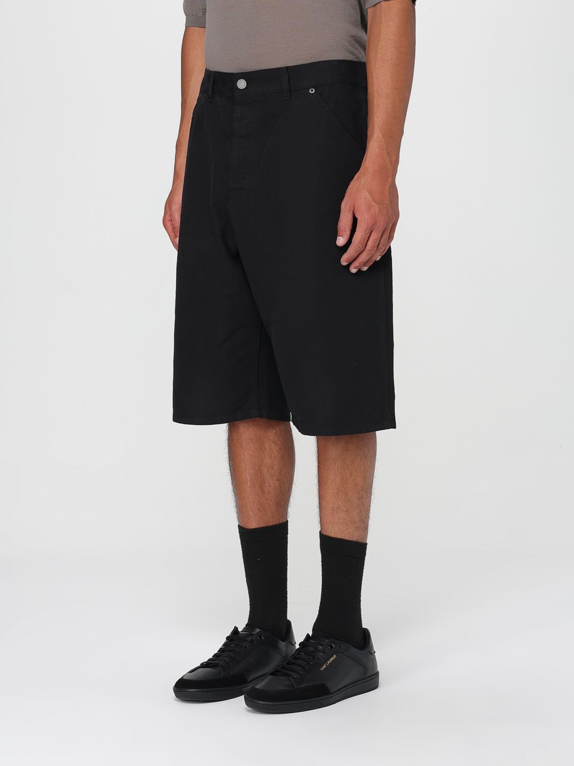 Saint Laurent Paris Saint Laurent Short Men Black Size US 31 - 4 Thumbnail