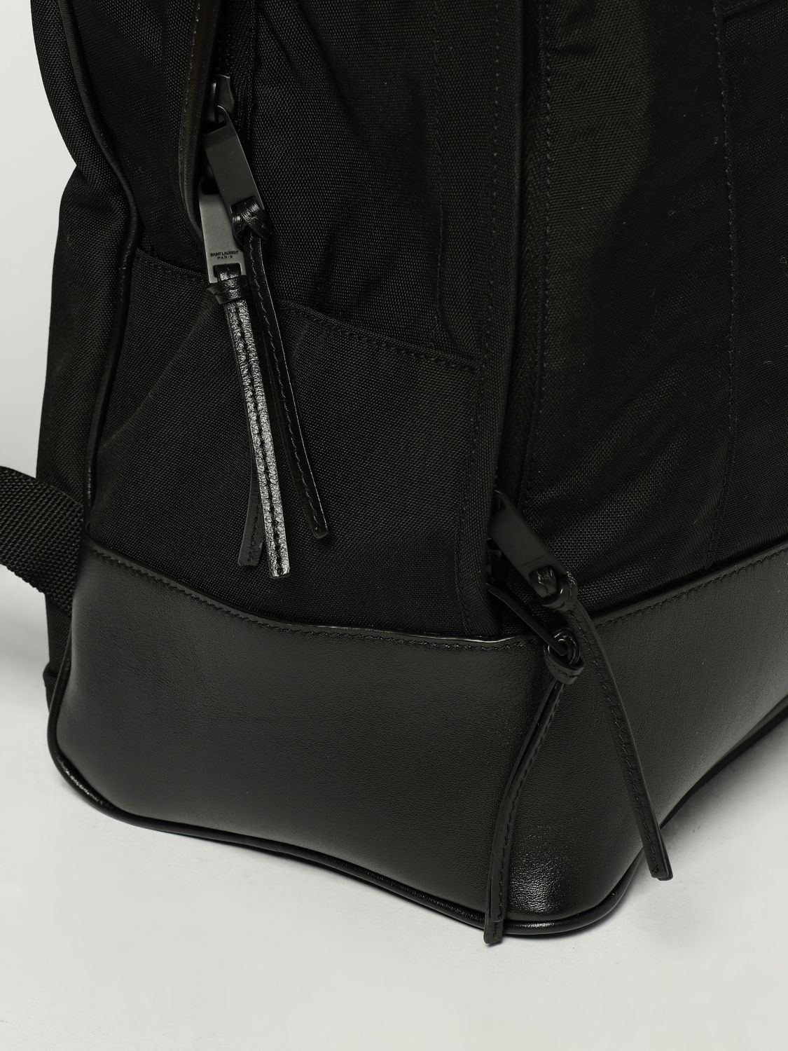 Saint Laurent Paris Saint Laurent Backpack Men Black Size ONE SIZE - 4 Thumbnail